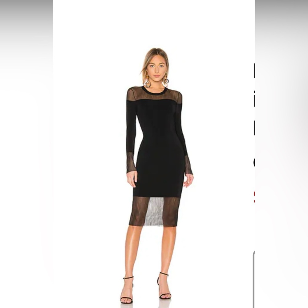 Bailey 44 Lovey Dovey Sweater Dress in Black
